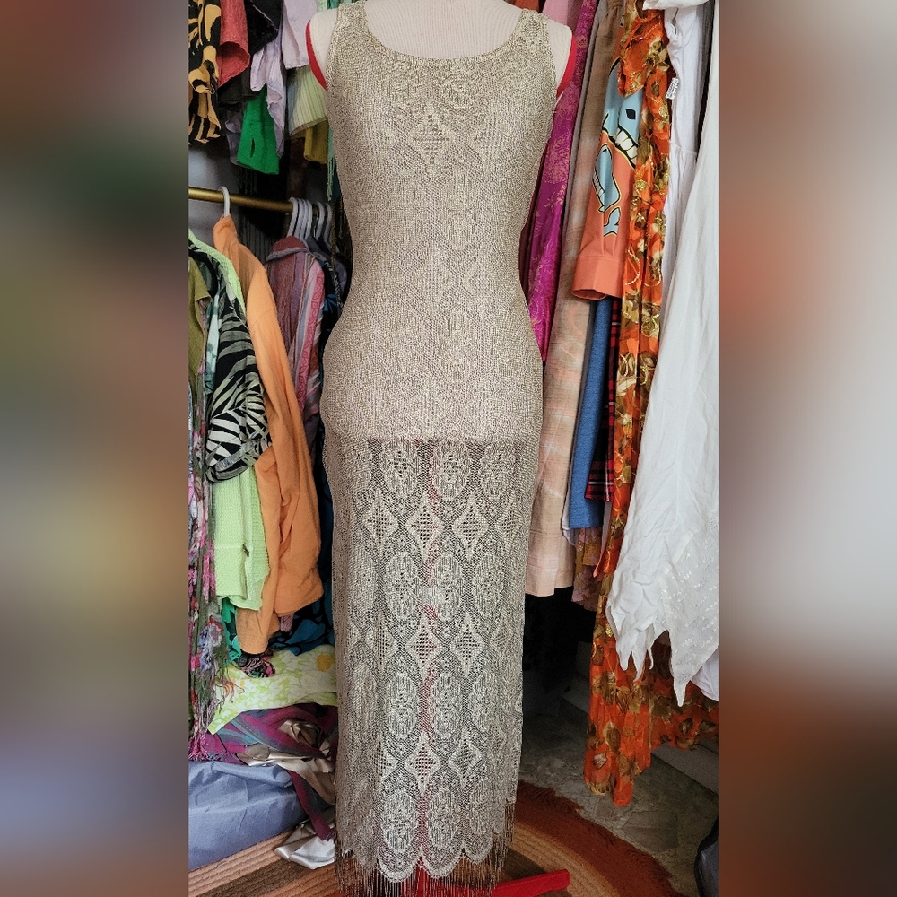 sS/M ✨Vintage Lace Sheer Dress